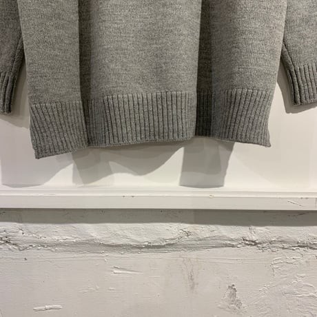 TISSU フレンチメリノ ポケットプルオーバー 1size グレー