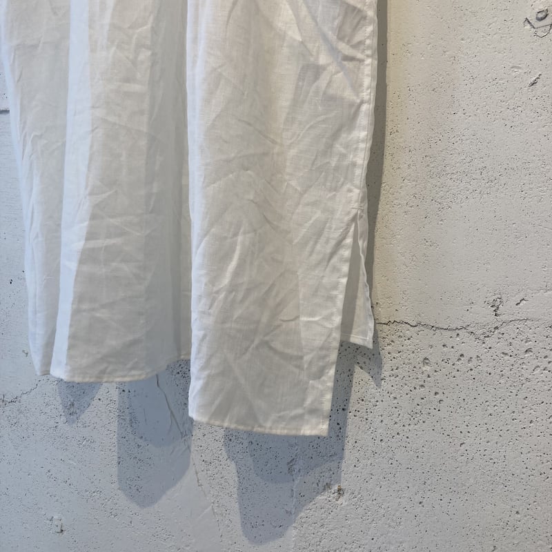 UNIVERSAL TISSU フレンチリネン シャツドレス オフ | un de plus