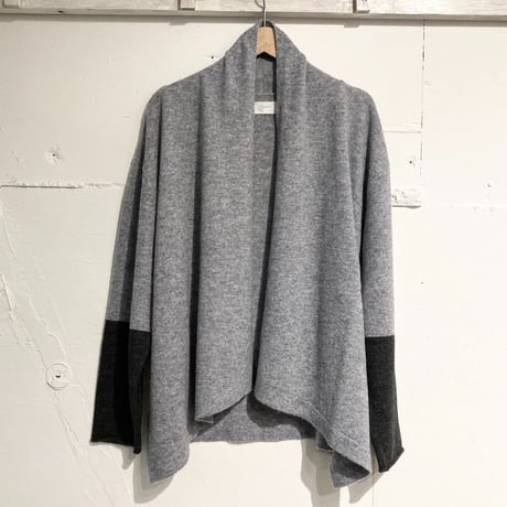grin ショールカーディガン グレー