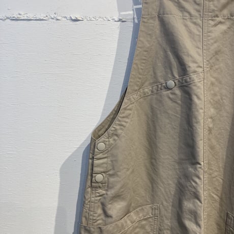 NATURAL LAUNDRY C/Lカルゼ ハーベストサロペット グレージュ