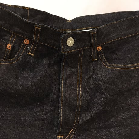 NATURAL LAUNDRY セルビッチデニム5ポケットパンツ　ワンウォッシュ size2