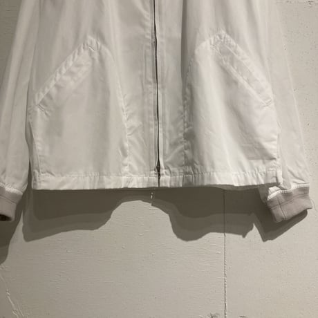 NATURAL LAUNDRY ジップアップブルゾン シロ