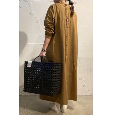 NATURAL LAUNDRY ネル スタンド2WAYワンピース シロ
