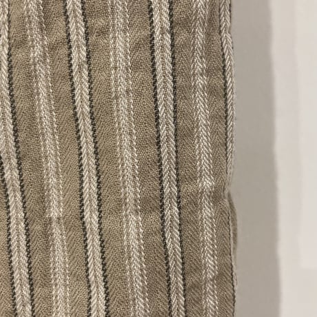 NATURAL LAUNDRY パネル シャーリングスカート ブラウン