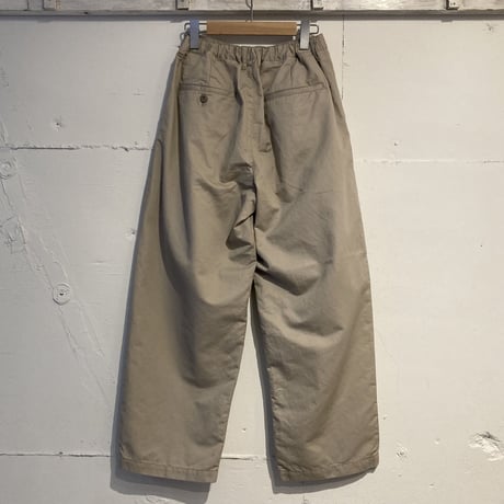 NATURAL LAUNDRY コットンカルゼ ビッグチノ ハイグレー