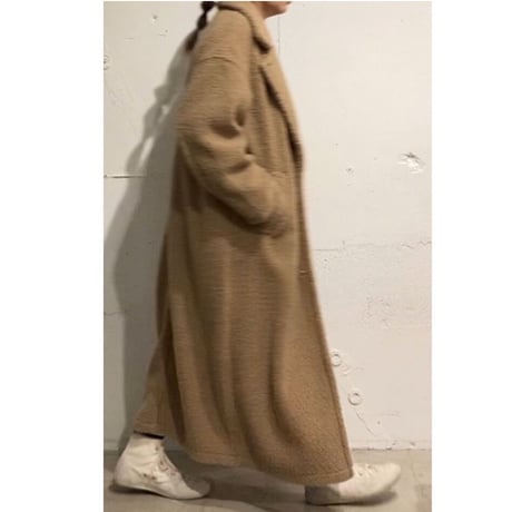 UNIVERSAL SEVEN ボアチェスターコート size F モカ