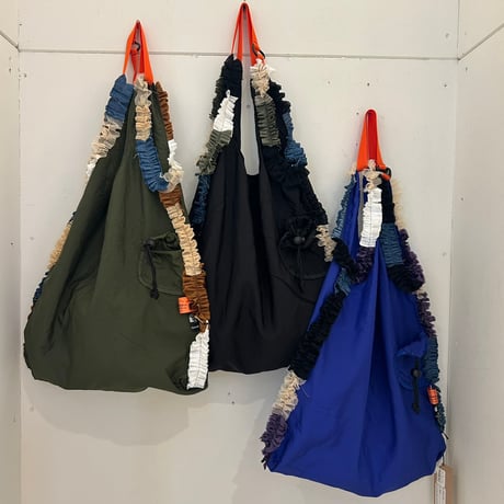 【REHERSALL】フリルラインナイロンバッグ