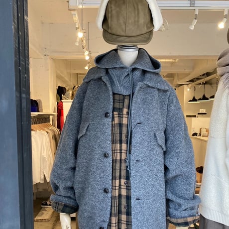 TISSU トンプキンパイルポケットジャケット size3 TOPチャコール