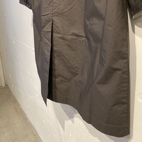 NATURAL LAUNDRY ダンプダスター オーバーコート チャコール
