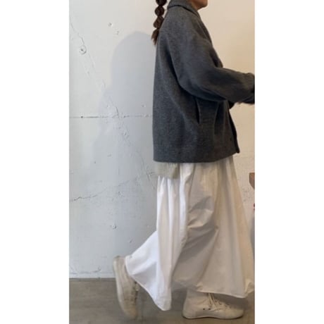 TISSU トンプキンパイルポケットジャケット size3 TOPアイボリー
