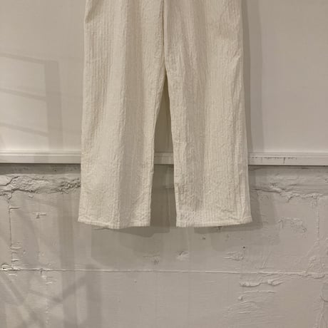 TISSU コーデュロイハイライズパンツ size3 シロ