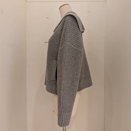 【(ｇ)】セーラーZIP UP ニット