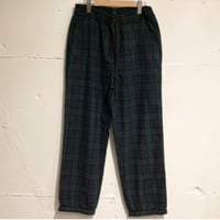 TISSU エタ―ミンチェック織姫炊きジョガーパンツ size3 ブラックウォッチ