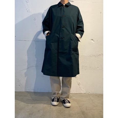 NATURAL LAUNDRY ダンプダスター オーバーコート チャコール