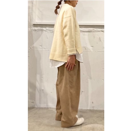 TISSU フレンチメリノ ポケットプルオーバー 1size オフ