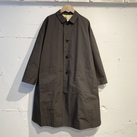NATURAL LAUNDRY ダンプダスター オーバーコート チャコール