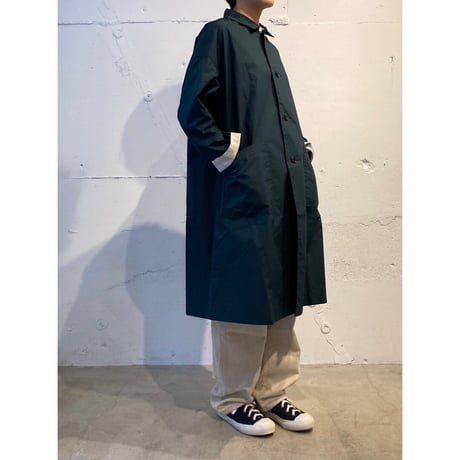 NATURAL LAUNDRY ダンプダスター オーバーコート チャコール
