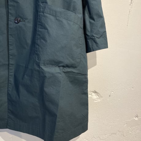 NATURAL LAUNDRY ダンプダスター オーバーコート グリーン