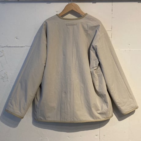 NATURAL LAUNDRY ボアリバーシブルジャケット　オフｘベージュ