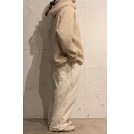 TISSU　トンプキンパイルプルパーカー size1 TOPアイボリー