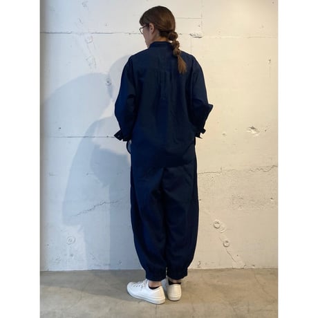Clip.tab インディゴシャンブレー シータパンツ インディゴ