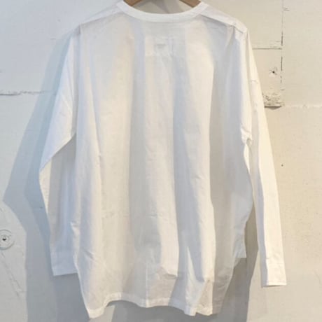 UNIVERSAL TISSU  バーバーワーキングシャツ シロ