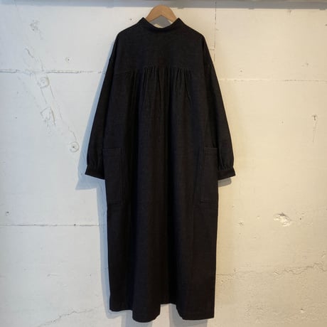 NATURAL LAUNDRY ネル スタンド2WAYワンピース クロ