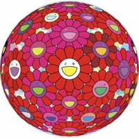 村上隆「未来はきっと笑顔になる！きっと！」アーカイバルピグメント