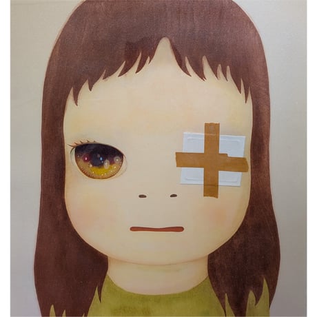 【在庫有・要問合作品】奈良美智「Untitled」木版画・コラージュ