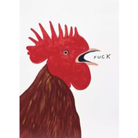 デイヴィット・シュリグリー「FUCK」シルクスクリーン