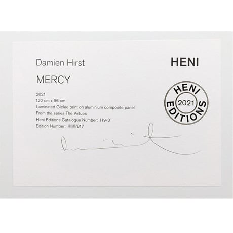 ダミアン・ハースト「Mercy」;「The Virtues」よりジークレー