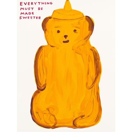 デイヴィット・シュリグリー「Everything Must Be Made Sweeter」シルクスクリーン