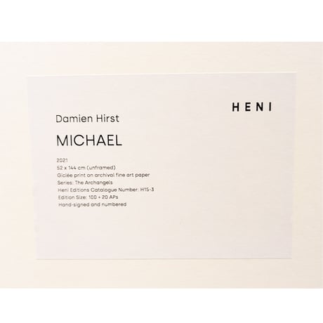 ダミアン・ハースト「Michael」ジークレー