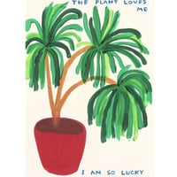 デイヴィット・シュリグリー「THE PLANT LOVES ME」シルクスクリーン
