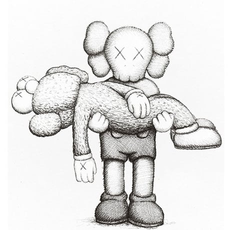 KAWS「Companionship in the Age of Lonliness」シルクスクリーン