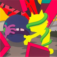 KAWS「Presenting The Past」シルクスクリーン