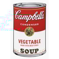 アンディー・ウォーホル「キャンベル缶（ｻﾝﾃﾞｰﾓｰﾆﾝｸﾞ版）」シルク