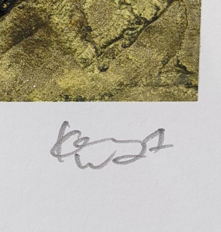 小松美羽　The Entity Stirs　シルクスクリーン 小松美羽「一対で一体の拒魔犬（2点組）」シルクスクリーン・ラメ