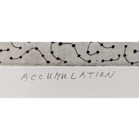 草間彌生「Accumulation（集積）」エッチング
