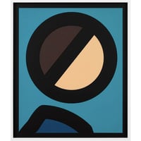 ジュリアン・オピー「Paper Head 7」ﾚｰｻﾞｰｶｯﾄﾐｭｰｼﾞｱﾑﾎﾞｰﾄﾞ