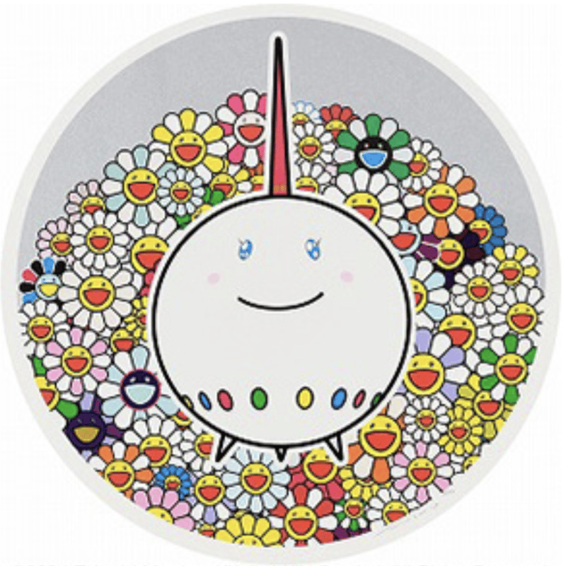 村上 隆「フラワー・Pちゃん」シルクスクリーン | BISENDO art 村上 隆「フラワー・Pちゃん」シルクスクリーン | BISENDO art
