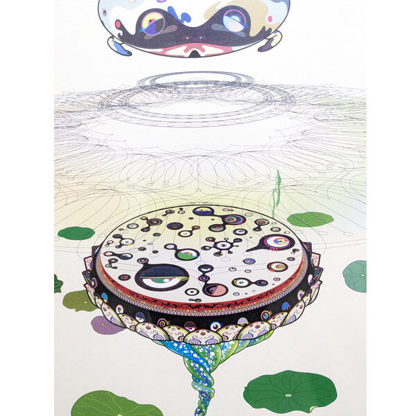 村上隆二重螺旋逆転サイン入り状態悪いです