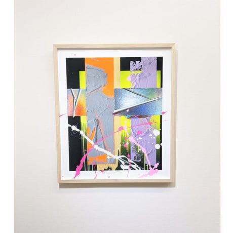 アンゼルム・ライラ「Time」版画・ｱﾙﾐﾎｲﾙ・手彩色