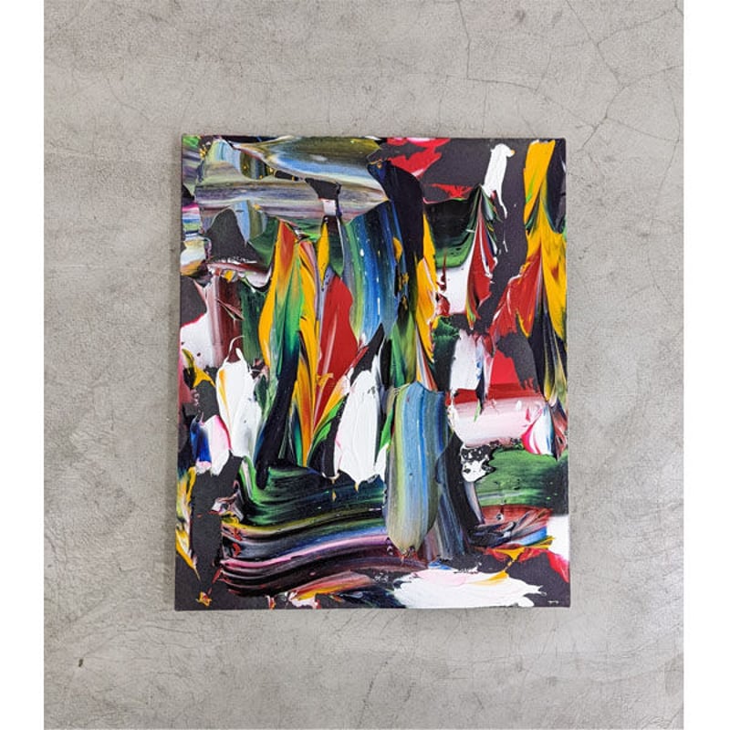 門田光雅「Sound 2」アクリル・カーボンランダム | BISENDO art gallery
