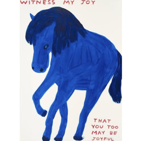 デイヴィット・シュリグリー「WITNESS MY JOY」シルクスクリーン