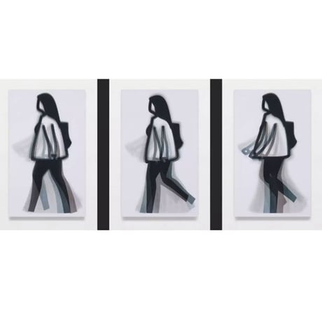 ジュリアン・オピー「Long Hair」レンチキュラー
