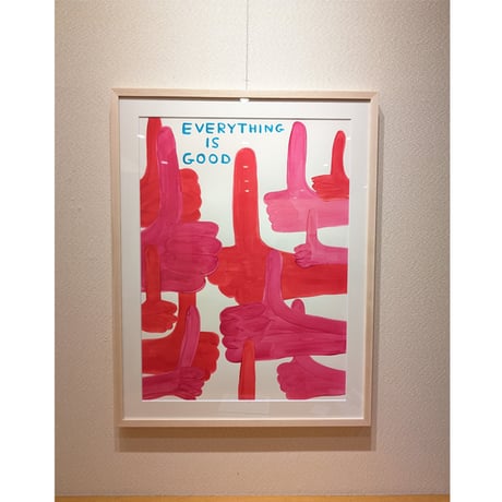 デイヴィット・シュリグリー「Everything Is Good」シルクスクリーン