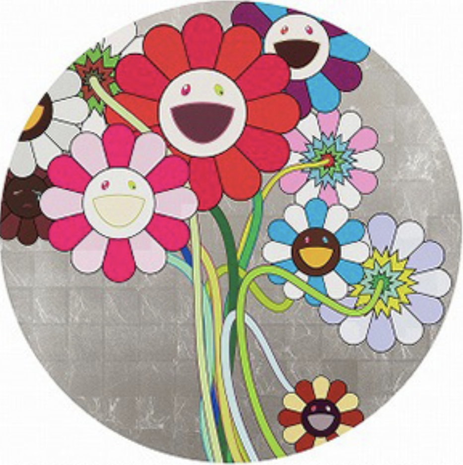 村上 隆「ウォーホル/銀」シルクスクリーン | BISENDO art gallery