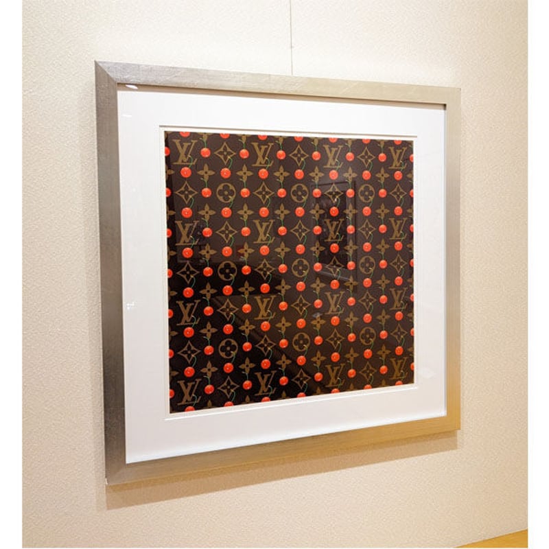 村上 隆「Cherry」シルクスクリーン・ラメ | BISENDO art gallery 村上 隆「Cherry」シルクスクリーン・ラメ | BISENDO art gallery
