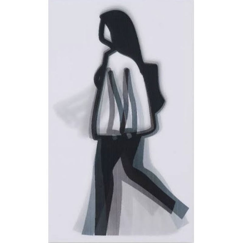 ジュリアン・オピー「Long Hair」レンチキュラー | BISENDO art gallery